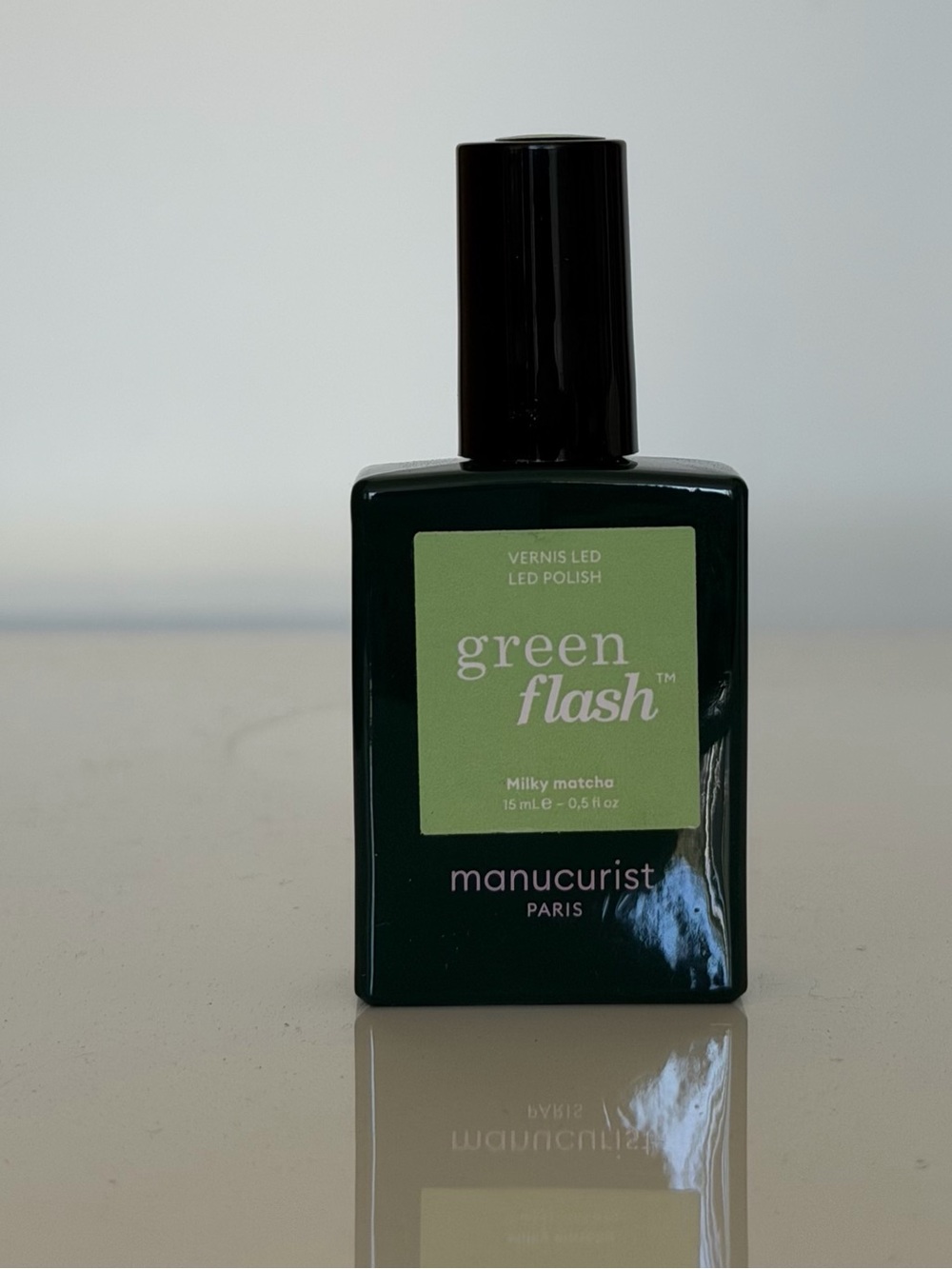 Manucurist Green Flash Milky Matcha LED Polish - Green